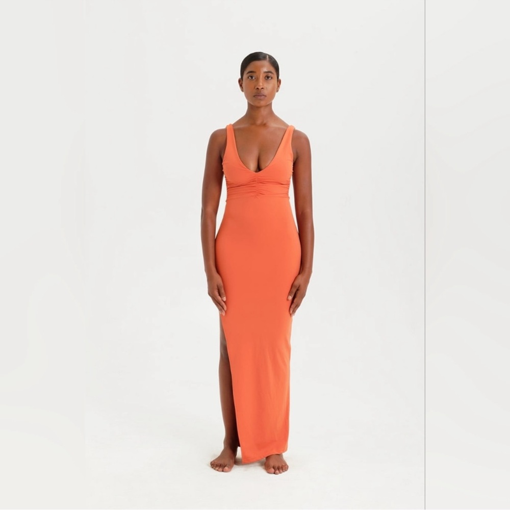 Riot Swim Orange Maxi Dress
